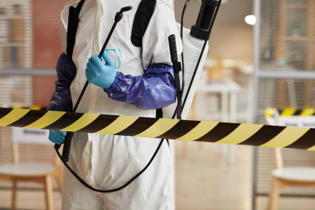 Professional Biohazard Cleanup technician working in Hagerstown, IN